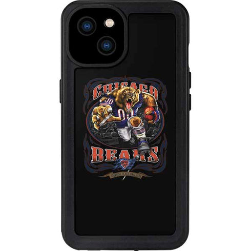 Liquid Blue NFL Chicago Bears Running Back iPhone 15 Plus Waterproof Case
